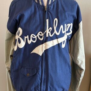 Champion Navy and Cream World Series Jacket